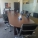 Mahogany Racetrack Boardroom Table, 3pc 15.75 ft